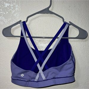 lululemon Sports Bra Size 8 Strappy Racer Back